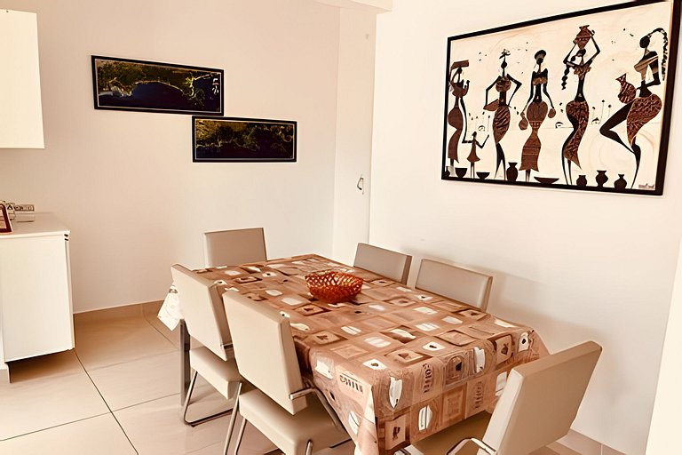 Apto 6 Pessoas • Piscina • 250m Praia • Wi-Fi • Ar