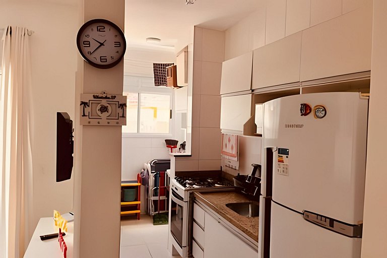 Apto 6 Pessoas • Piscina • 250m Praia • Wi-Fi • Ar