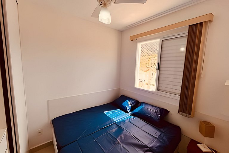 Apto 6 Pessoas • Piscina • 250m Praia • Wi-Fi • Ar