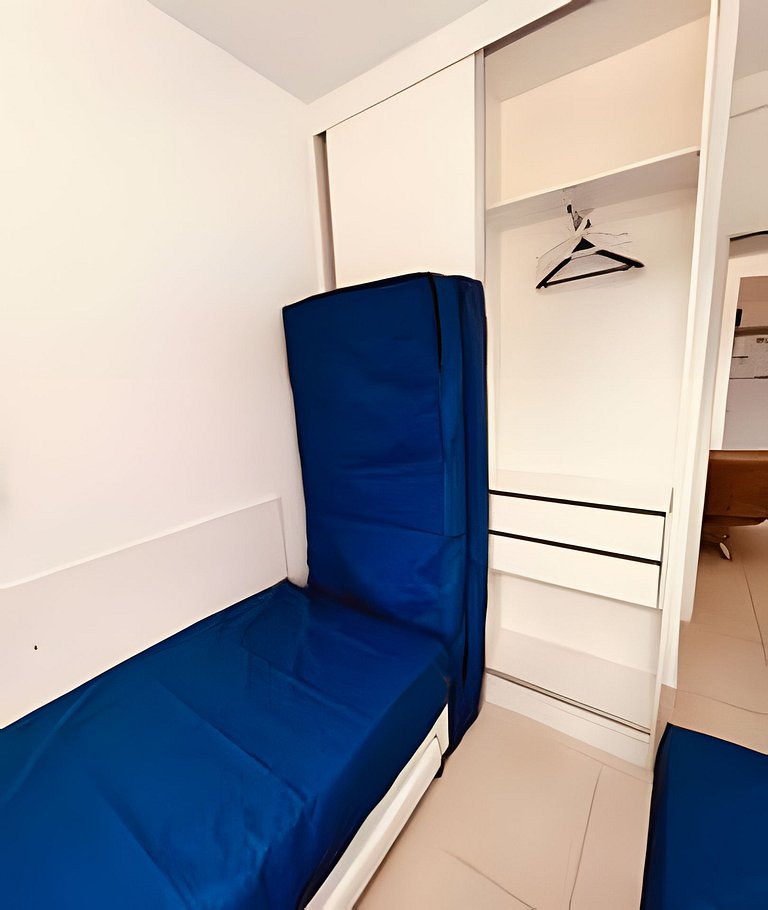 Apto 6 Pessoas • Piscina • 250m Praia • Wi-Fi • Ar