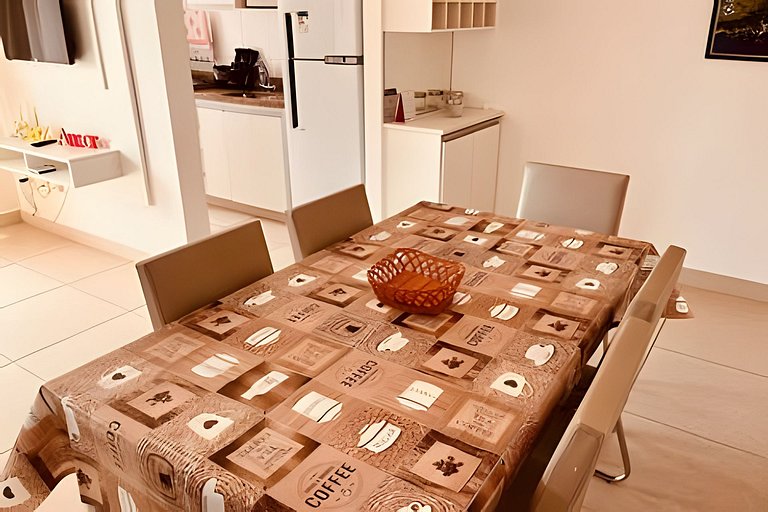 Apto 6 Pessoas • Piscina • 250m Praia • Wi-Fi • Ar