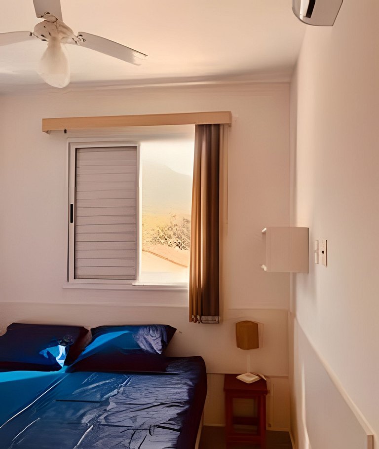 Apto 6 Pessoas • Piscina • 250m Praia • Wi-Fi • Ar