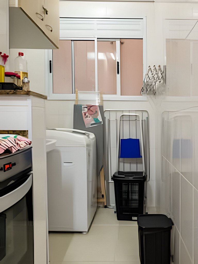 Apto para 6, a 250 metros da praia, enxoval, Wi-Fi e piscina