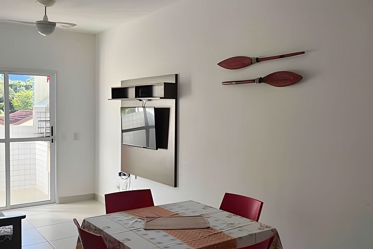 Apto para 6, a 250 metros da praia, enxoval, Wi-Fi e piscina