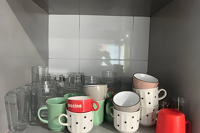 Casa 600m Enseada • AC • Churrasqueira