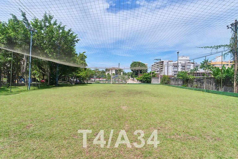 Resort: 2Q c/ Ar • 80m da Praia • Piscina & Tênis