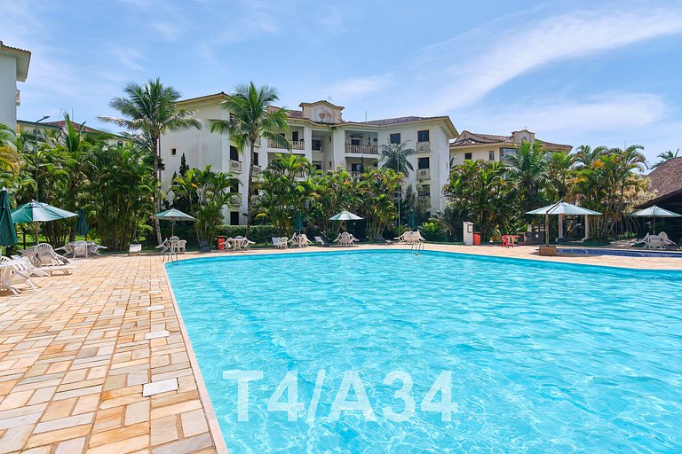 Wembley Tênis Resort, praia conforto e lazer!
