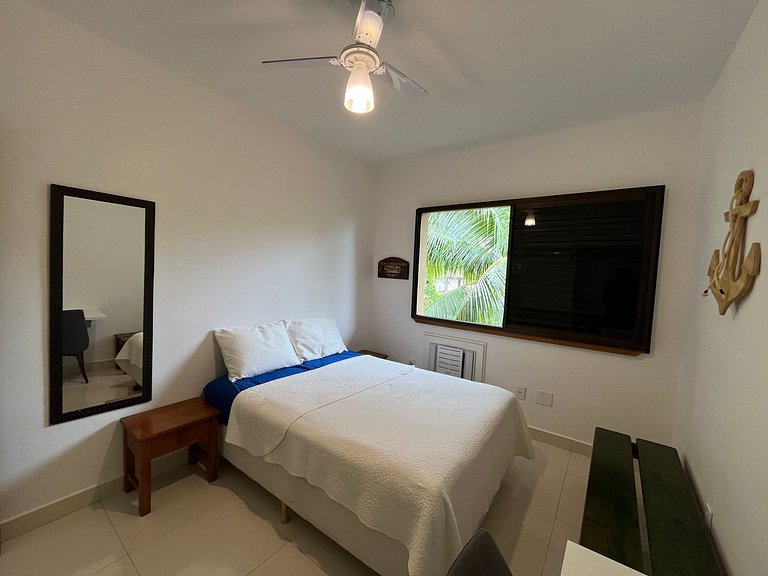 Resort: 2Q c/ Ar • 80m da Praia • Piscina & Tênis