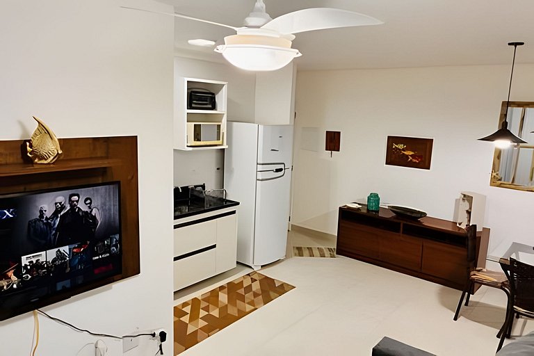 Lindo Apê a 300m Praia, com piscina e sauna