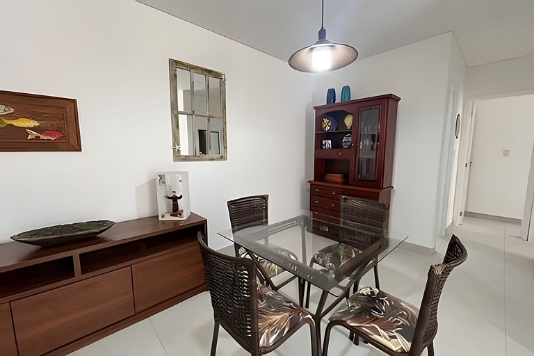 Lindo Apê a 300m Praia, com piscina e sauna