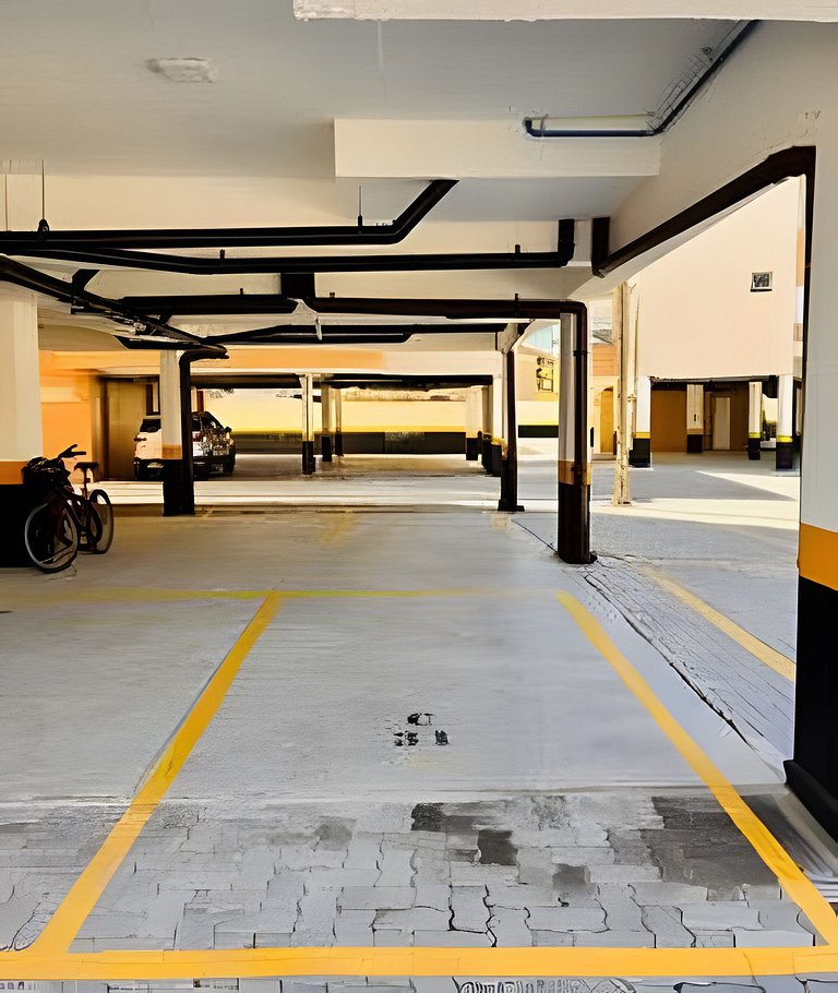 Lindo Apê a 300m Praia, com piscina e sauna